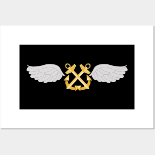 Navy - Rate - Aviation Boatswain's Mate - Gold Anchor wo Txt Posters and Art